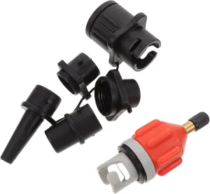 1set Inflatable Boat Pump Adaptor Multi-Function Sup Valve Adapter for Board Kayak and Inflatable Accessories Construction Strong Sealing -Leak Design