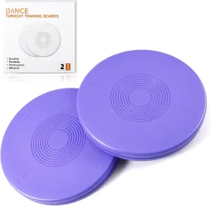 2 Pcs Ballet Turning Boards for Dancers Turn Disc for Dancing Pirouette Disc for Dancers, Figure Ice Skating Spinner with Drawstring Bag for Skating Gymnastics Ballet to Improving Balance