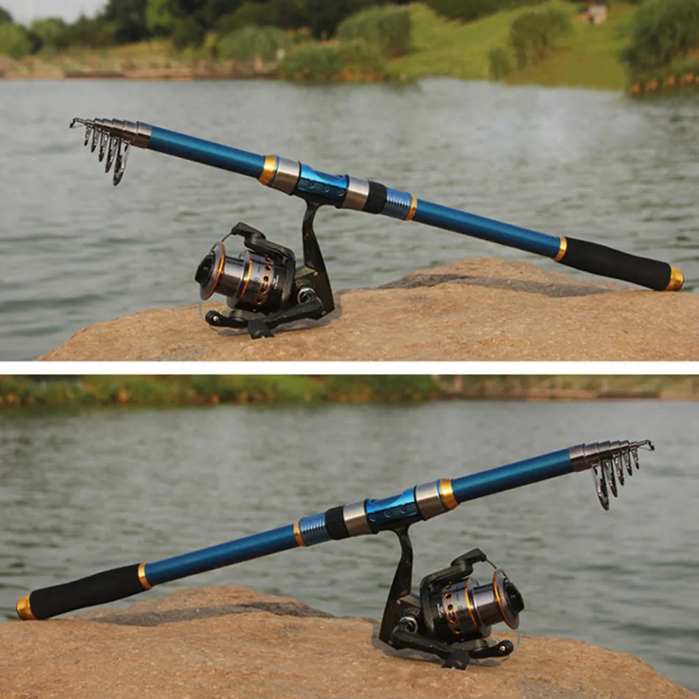 2.1m Telescopic Portable Carbon Fiber Durable Outdoor Boat Sea Fishing Rod