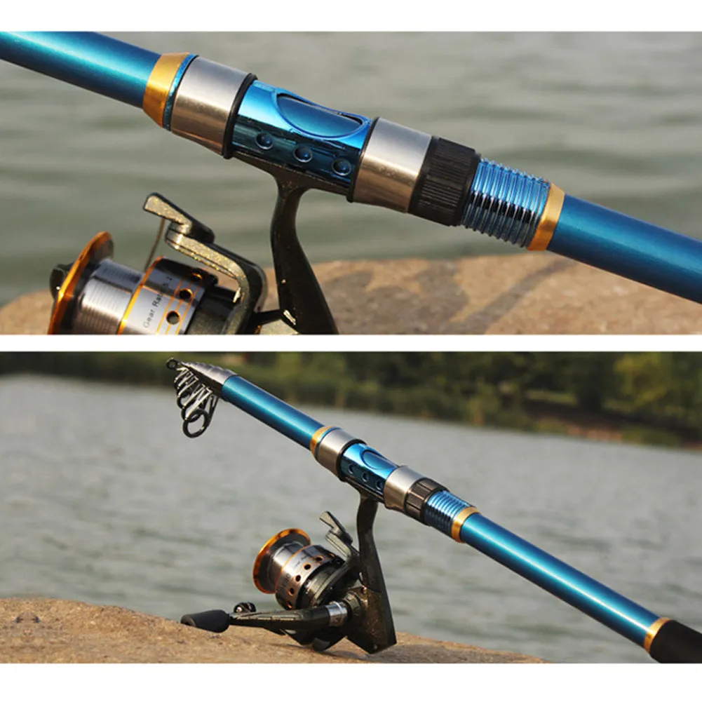2.1m Telescopic Portable Carbon Fiber Durable Outdoor Boat Sea Fishing Rod