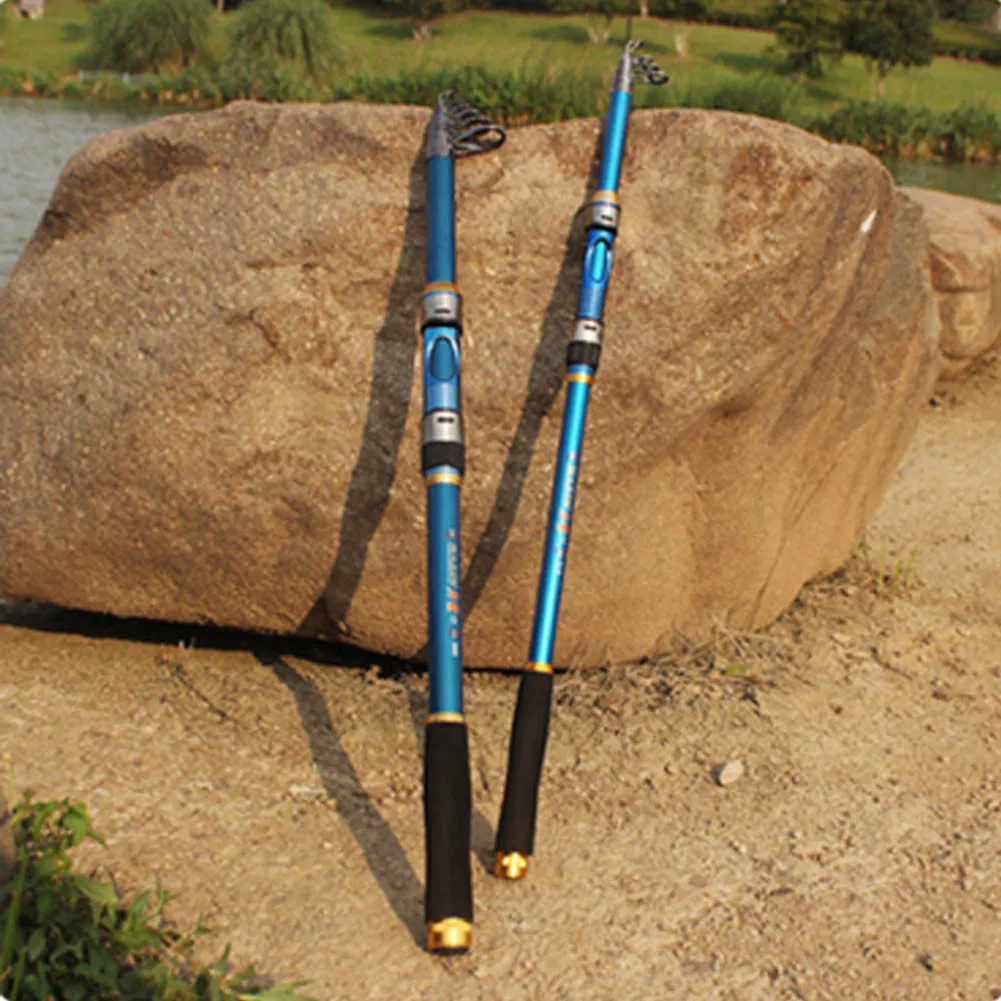 2.1m Telescopic Portable Carbon Fiber Durable Outdoor Boat Sea Fishing Rod