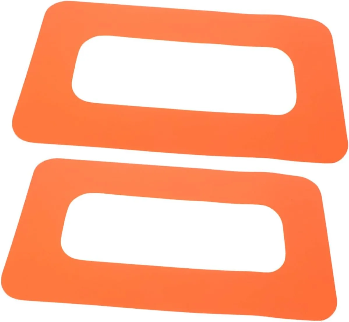 2pcs Surfboard Accessories: Stand-up Paddle Board Fin Slot Repair Kit Plastic Connector Patch for Surfboards Easy Maintenance and Replacement Orange