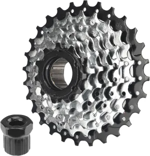 7/8 Speed E-Bike Freewheel 11-28 Teeth/11-32 Teeth Screw On Multiple Freewheel Threaded Type Freehub Replacement Parts