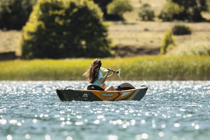 Aqua Marina 12'4" Tomahawk AIR-K 375 1-Person DWF High-end Inflatable Kayak
