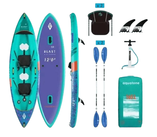 Aquatone Blast 12' 2 person Kayak
