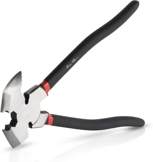 Bates- Fencing Pliers, 10-Inch, Multi Tool Fence Pliers, Barbed Wire Fence Tools, Fence Cutter, Nail Puller Pliers, Staple Puller, Cutting Pliers