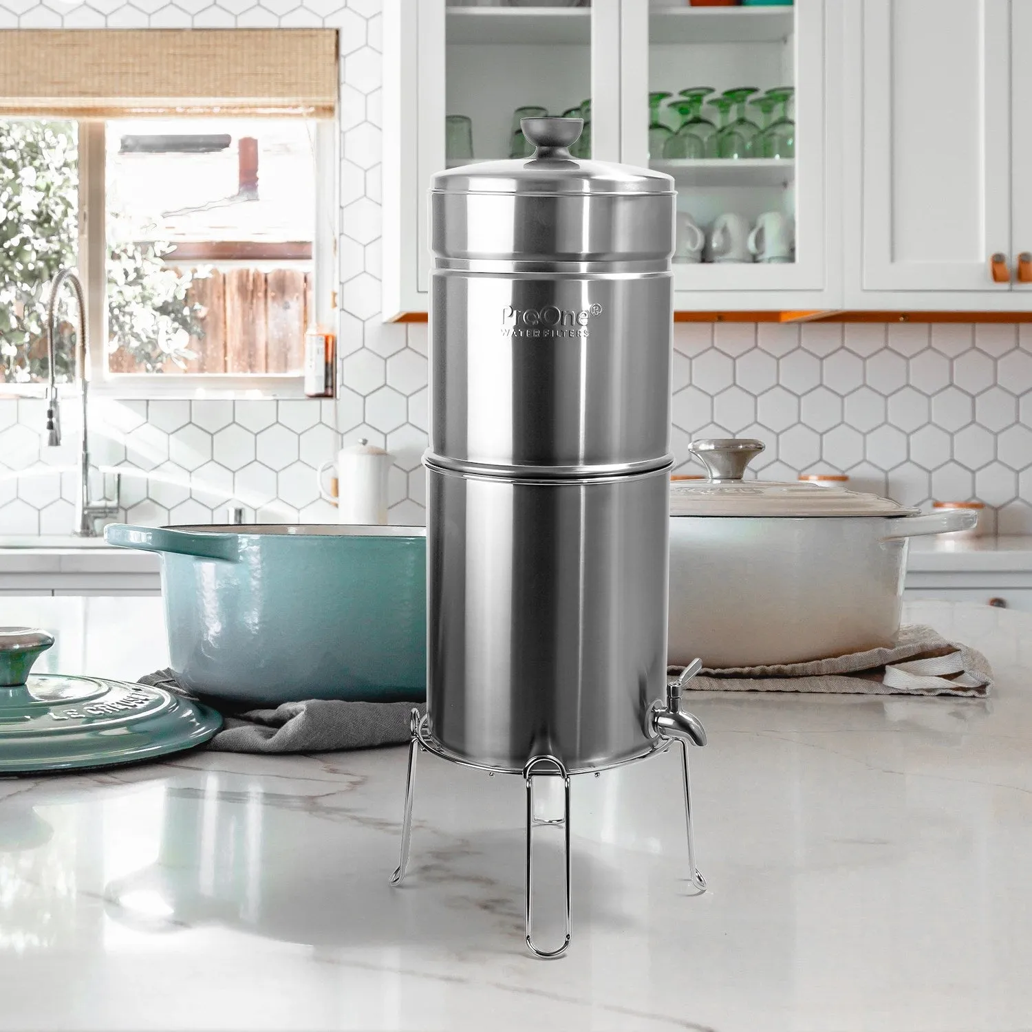 BIG  Gravity Filter 3 Gal for 4  People by ProOne