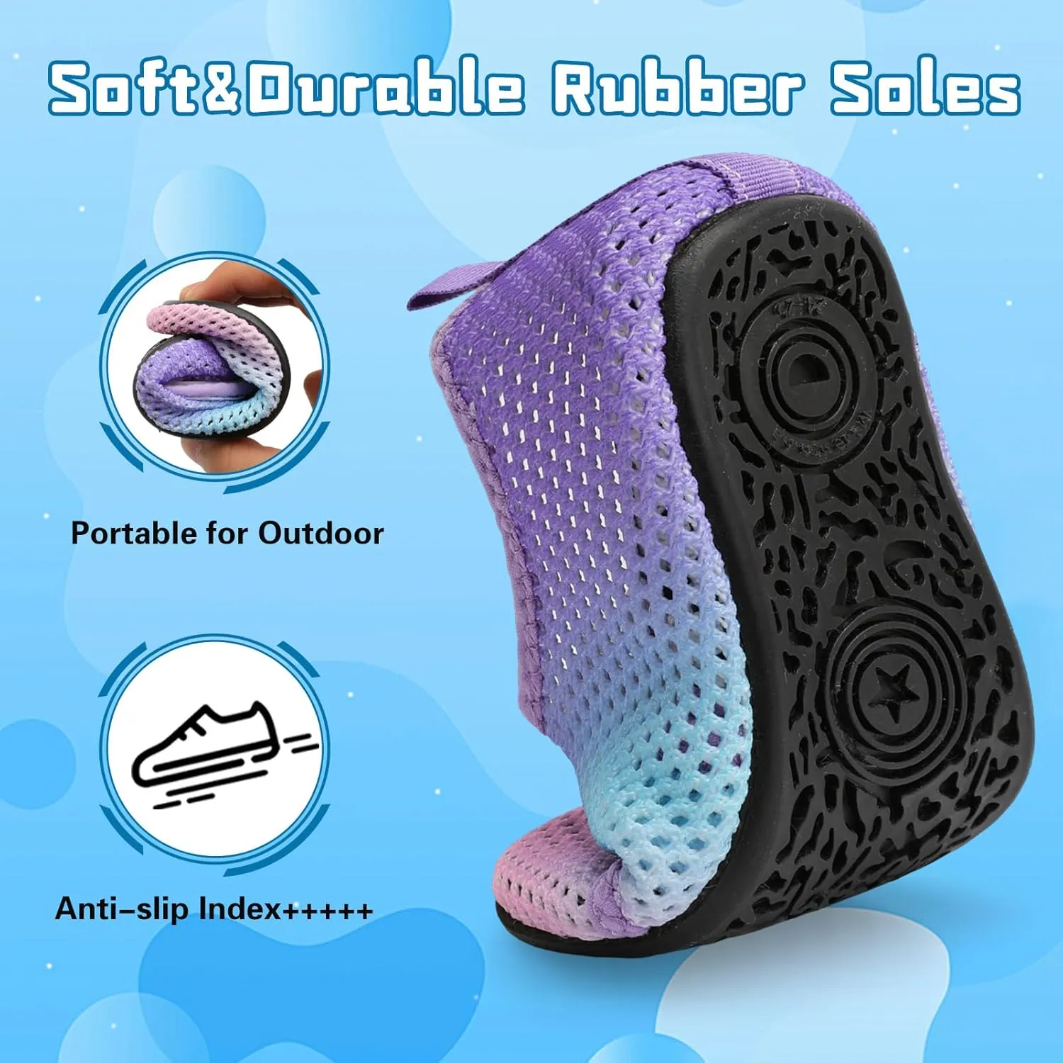 Centipede Demon Kids Water Shoes Boys Girls Breathable Swim Pool Shoes Quick Dry Toddler Aqua Socks Barefoot Beach Sandals for Outdoor Water Sports Little/Big Kids