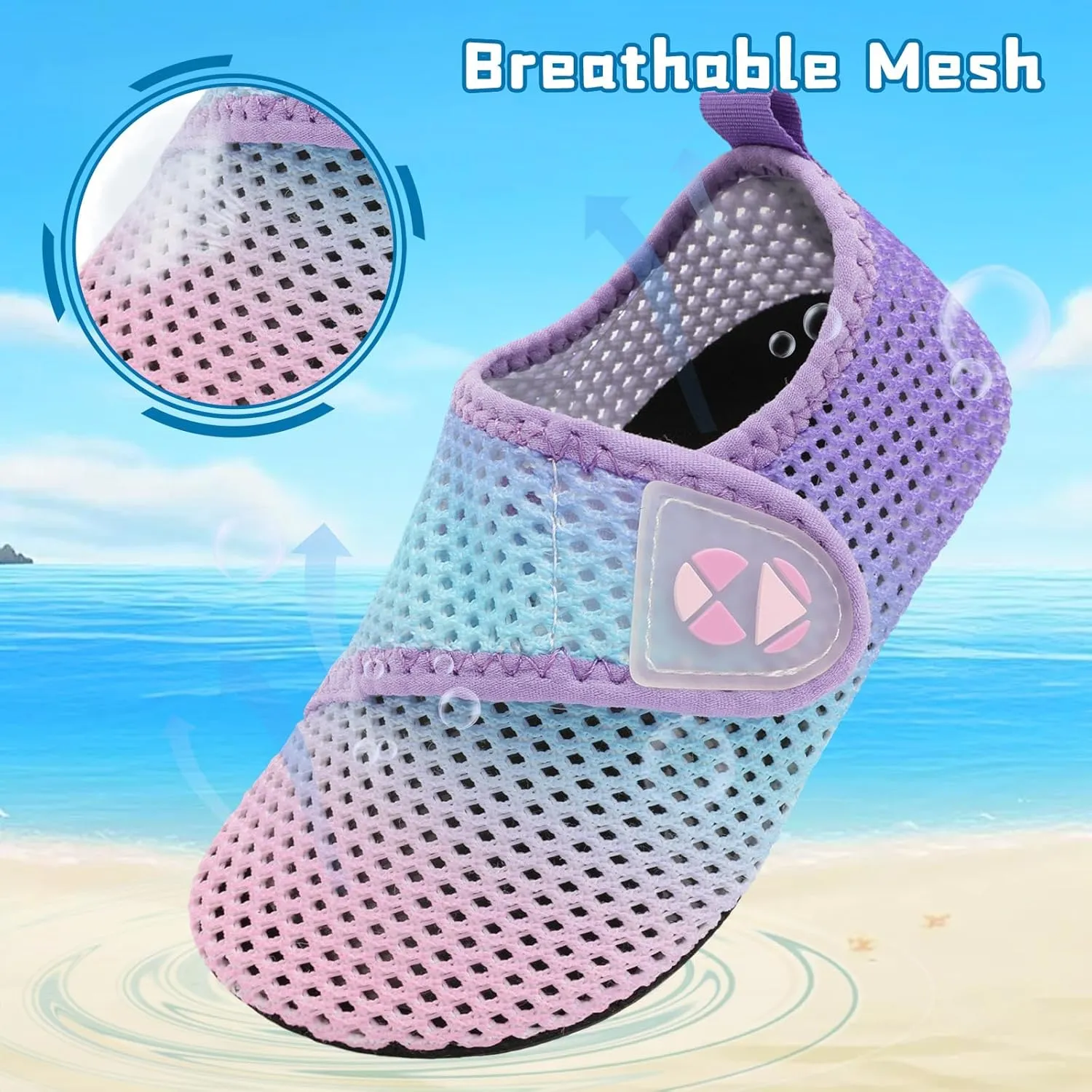 Centipede Demon Kids Water Shoes Boys Girls Breathable Swim Pool Shoes Quick Dry Toddler Aqua Socks Barefoot Beach Sandals for Outdoor Water Sports Little/Big Kids