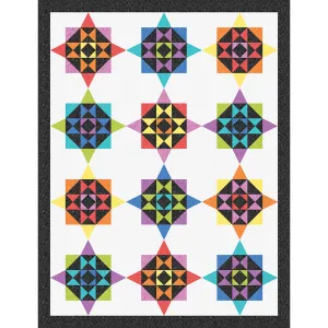 Compass of Color Quilt TWW-0531e - Downloadable Pattern