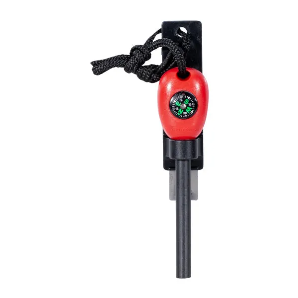 Fire Starter with Flint and Compass