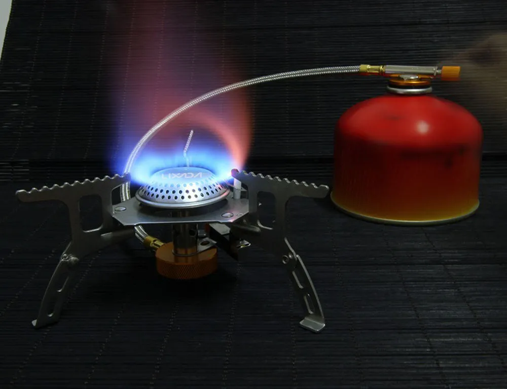 Foldable Outdoor Gas Stove with a Box
