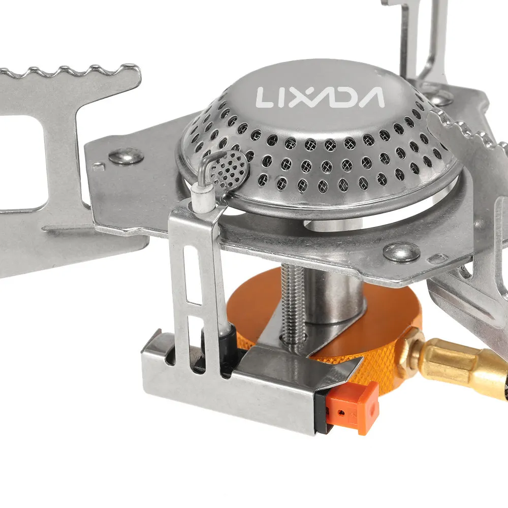 Foldable Outdoor Gas Stove with a Box