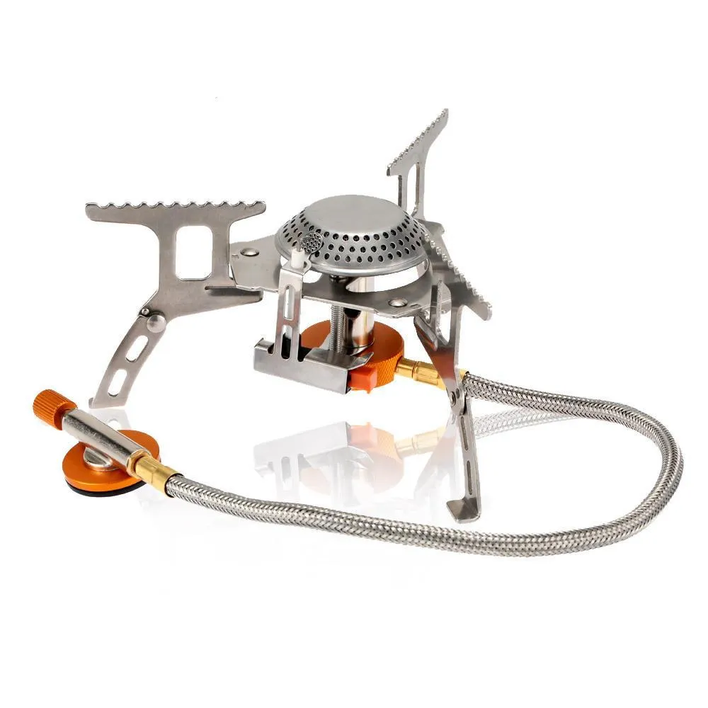 Foldable Outdoor Gas Stove with a Box