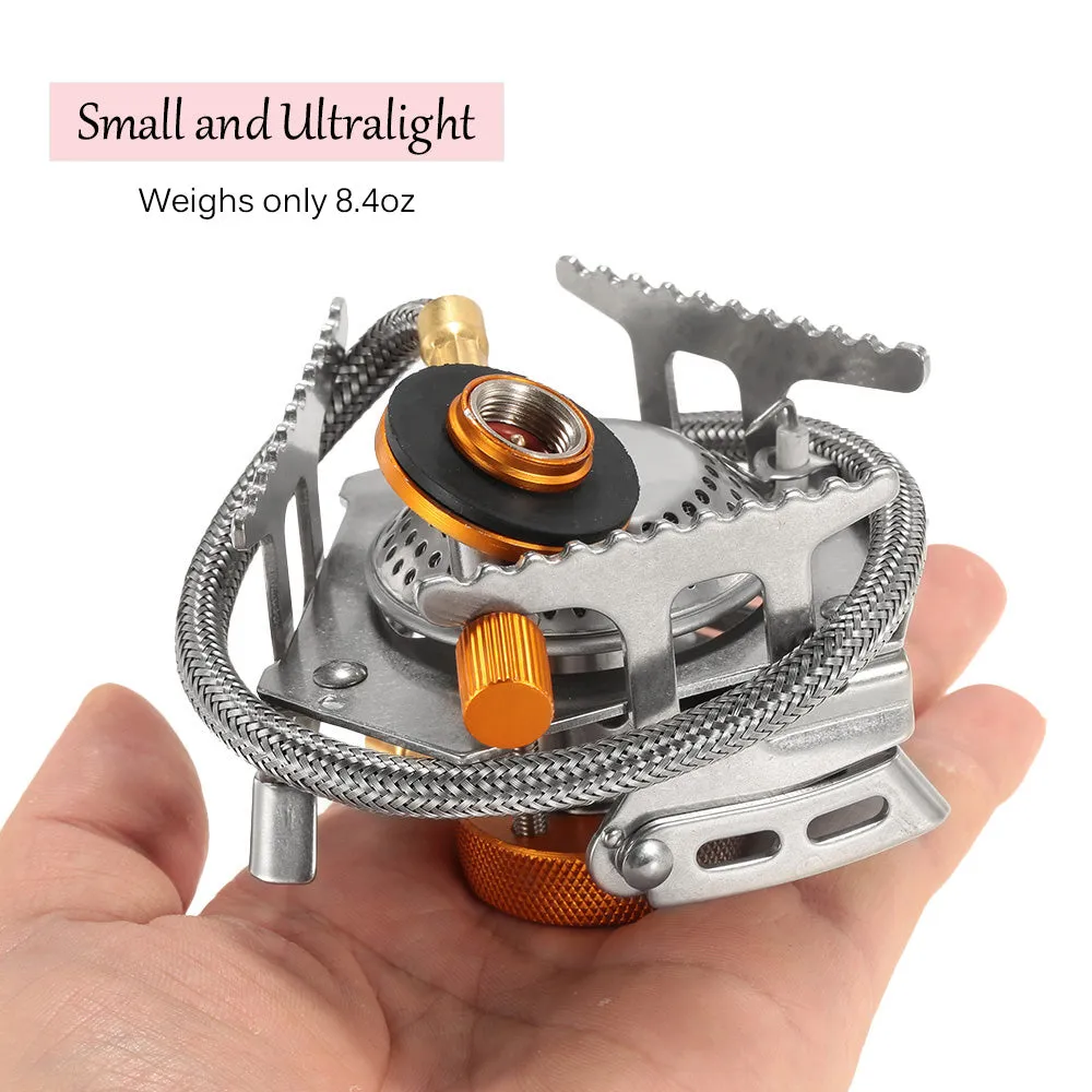 Foldable Outdoor Gas Stove with a Box