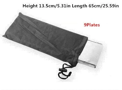Gas Stove Wind Shield for Outdoor Camping - Windproof Aluminum Alloy Cooking Screen