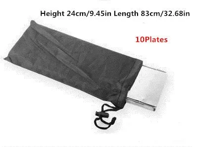 Gas Stove Wind Shield for Outdoor Camping - Windproof Aluminum Alloy Cooking Screen