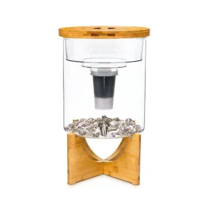 Glass Countertop Gravity Water System 8L