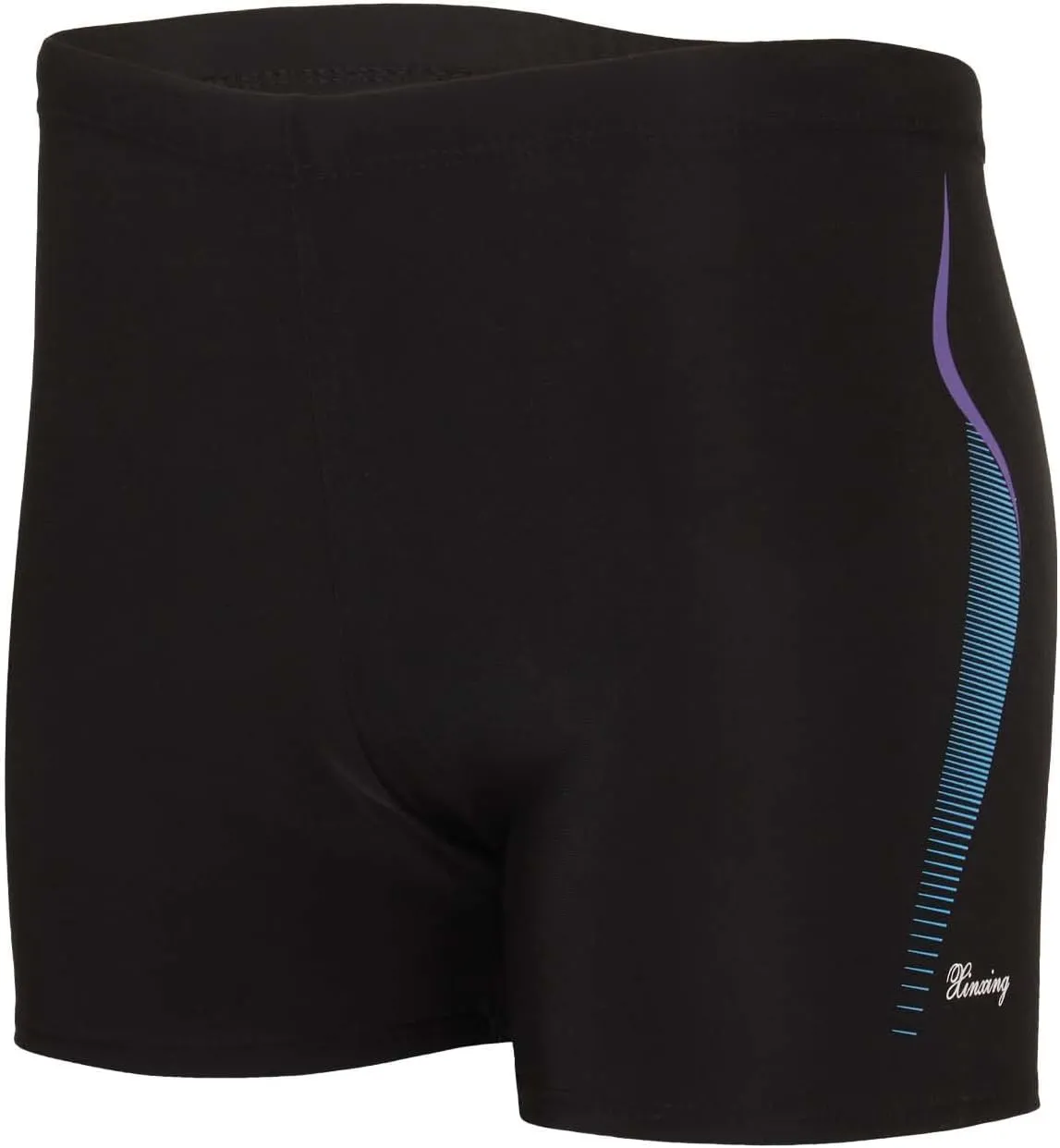 KANAV Men's Athletic Swim Jammers Quick Dry Square Leg Swimsuit for Men Drag Suits for Swimming Training Racing Swim Briefs