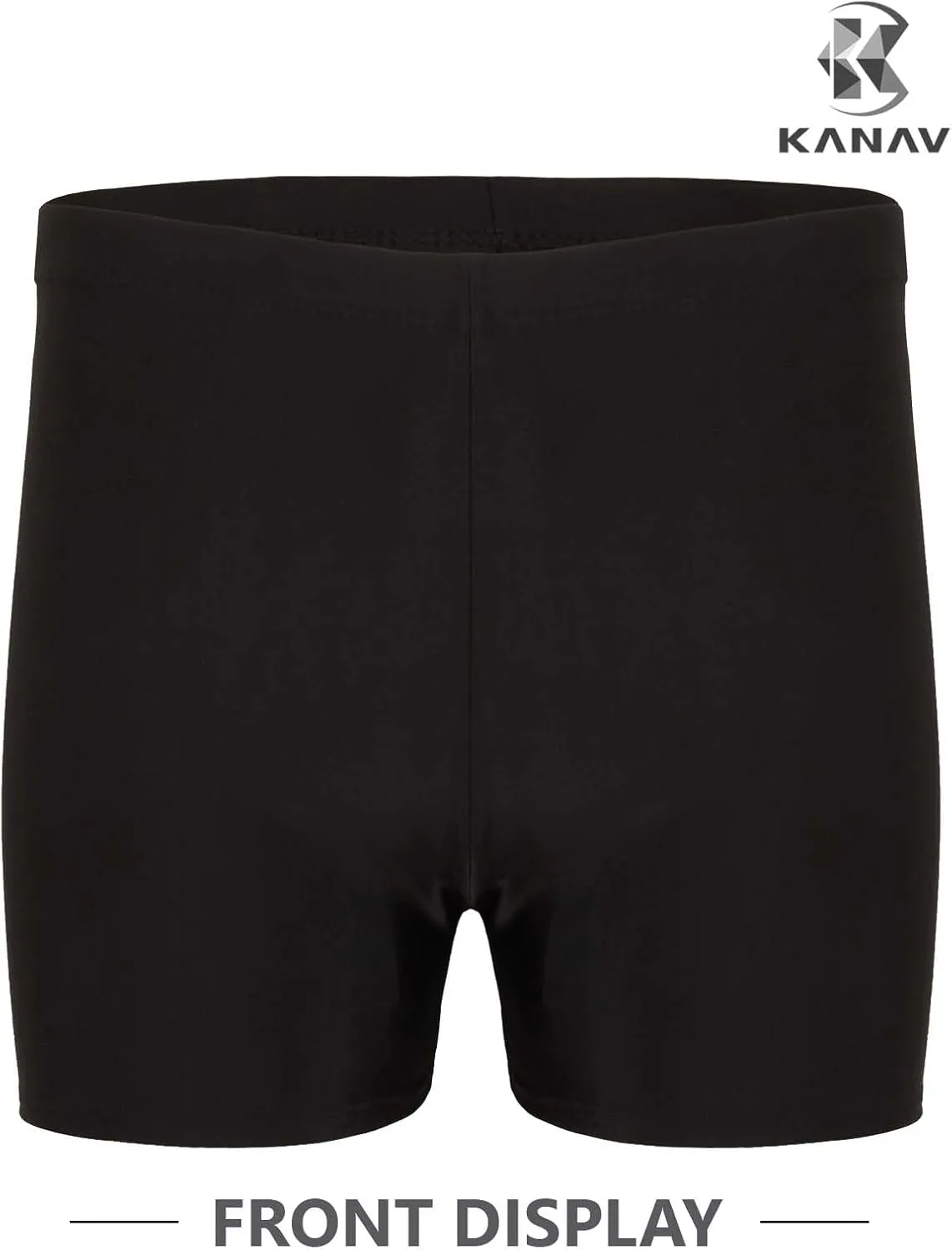 KANAV Men's Athletic Swim Jammers Quick Dry Square Leg Swimsuit for Men Drag Suits for Swimming Training Racing Swim Briefs