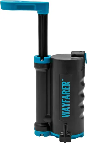 LifeSaver Wayfarer Water Purifier  Compact Military Grade Water Purification System up to 5,000L  Perfect for Camping, Hiking, Backpacking, Survival and Emergency Preparedness