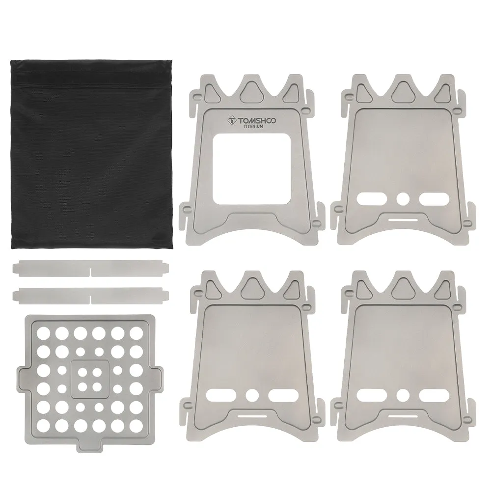 Light Foldable Titanium Wood Stove