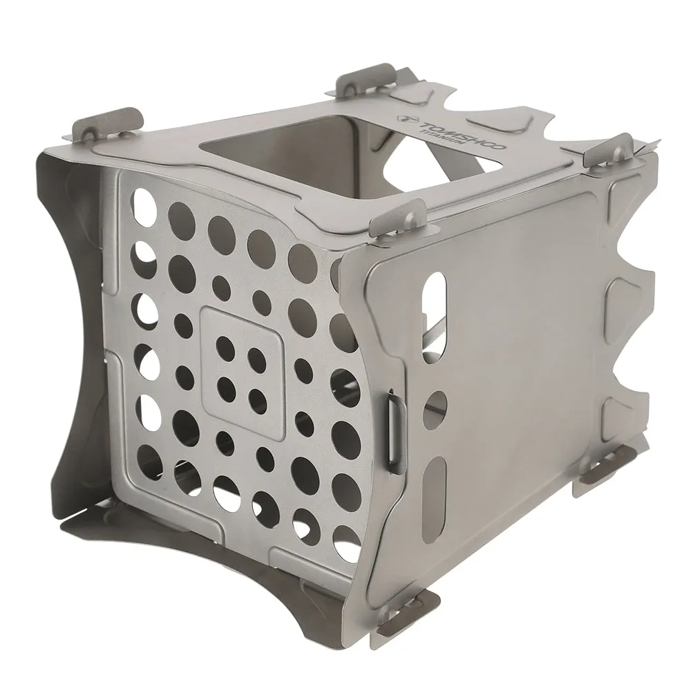 Light Foldable Titanium Wood Stove