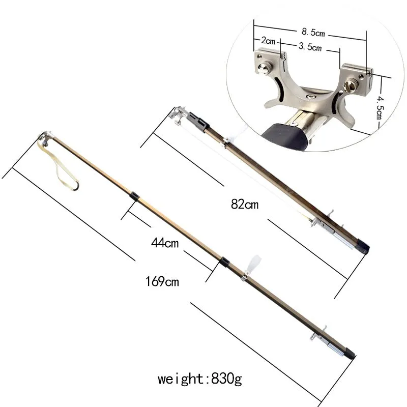 LR6 Telescopic Long Rod Powerful Slingshot