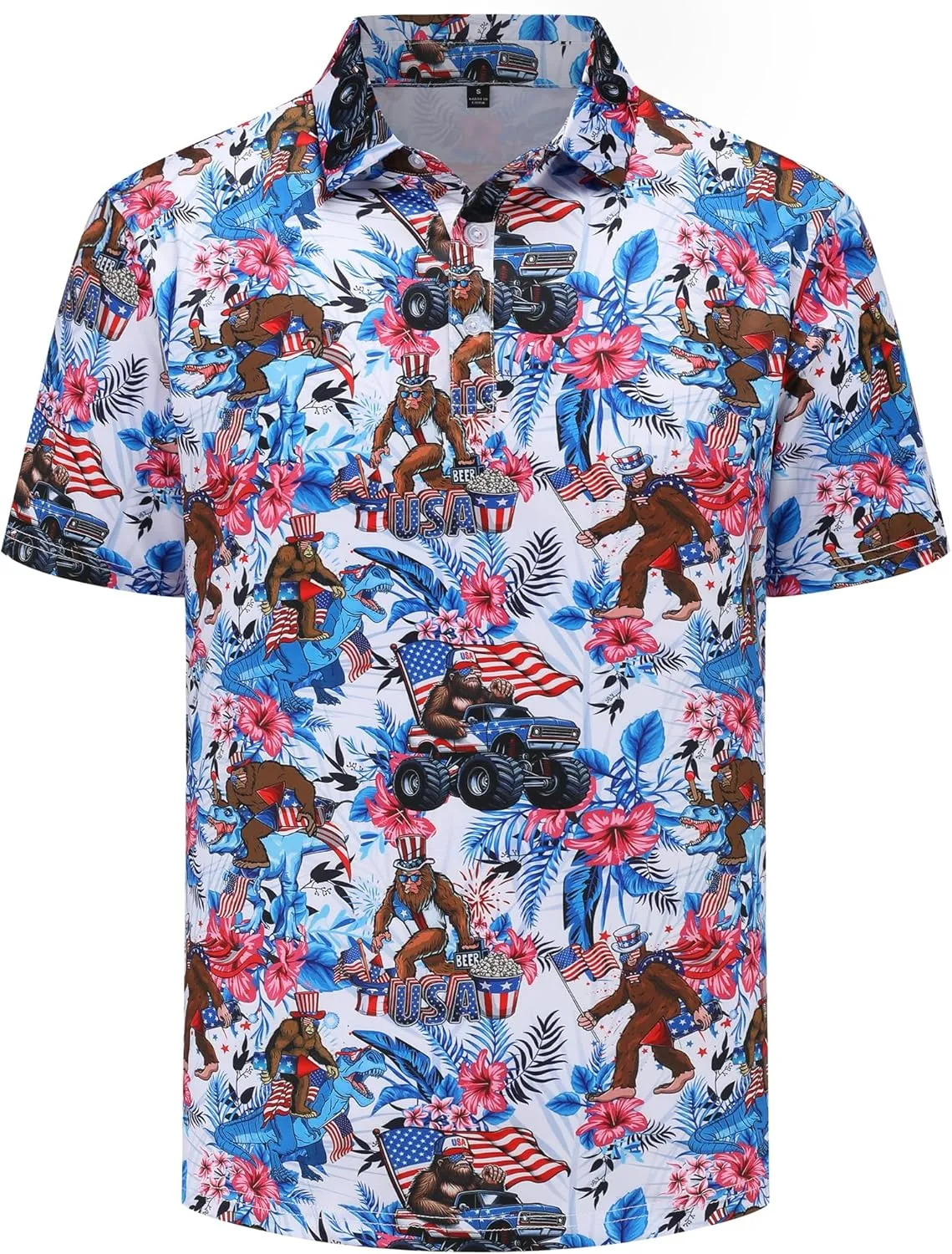 Men's Golf Polo Shirts Short Sleeve Performance Moisture Wicking Quick Dry Golf Shirts for Men