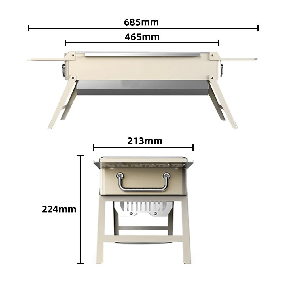 Mini Wood Stove Foldable Grill Stove Outdoor Survival Travel Portable Cooking Tool Mini Camping
