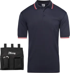 Murray Sporting Goods Umpire Shirt Accessory Bundle - Shirt, Bag, Brush, Indicator Accessory Kit