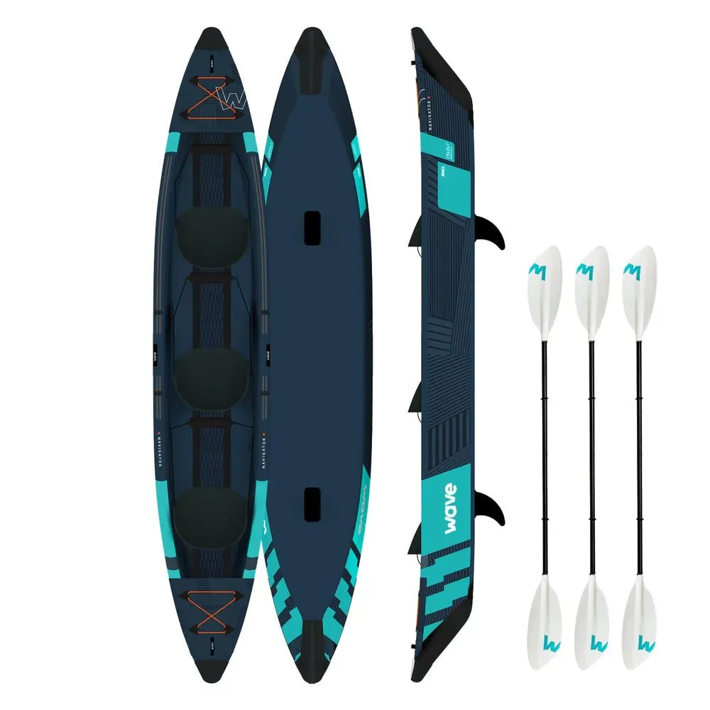 Navigator | Inflatable Kayak | Drop-Stitch | 1-2/2-3 Seater