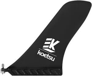 Paddle Board Fin for Surfboards, Black Kayak Fin, Center for Longboard Accessories