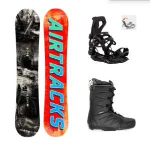 Past & Future Herren  Snowboard Set Hybrid Rocker