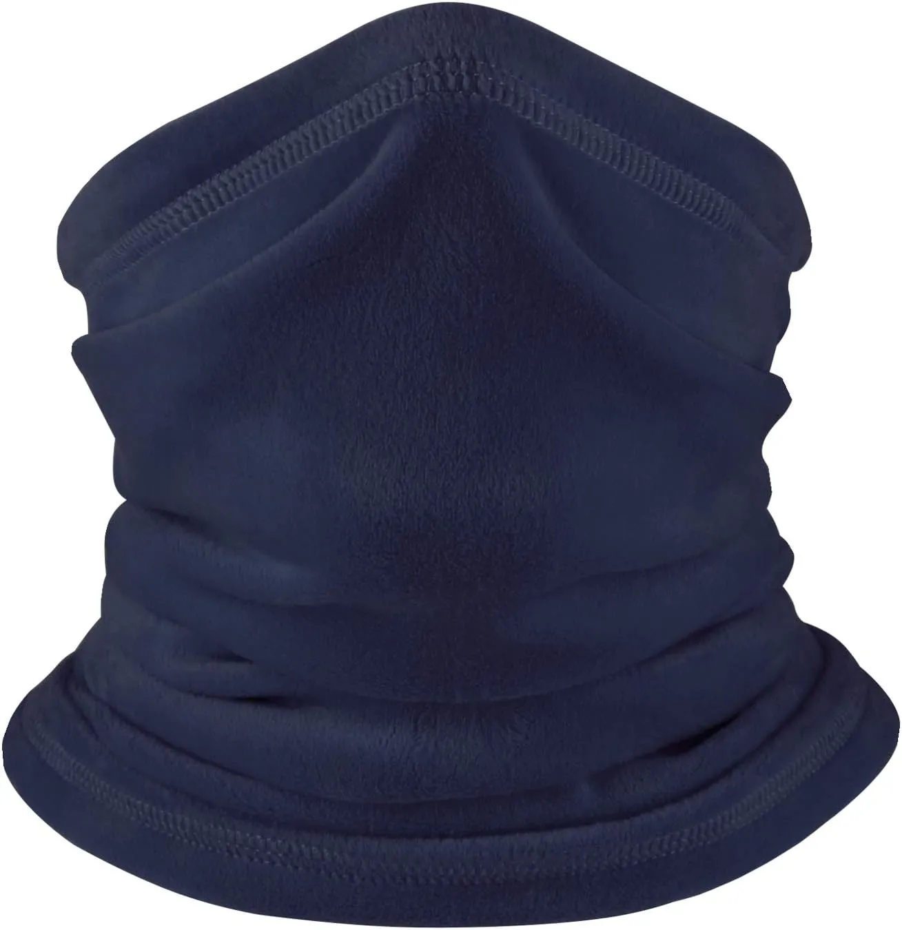 Polar Fleece Neck Warmer - Windproof Winter Neck Gaiter Cold Weather Face Mask For Men Women - 1 Pack