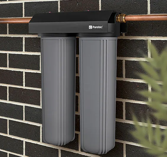 Puretec Ecotrol EM2 High Flow Dual 20" Whole House Water Filter Systems (100LPM - 150LPM)