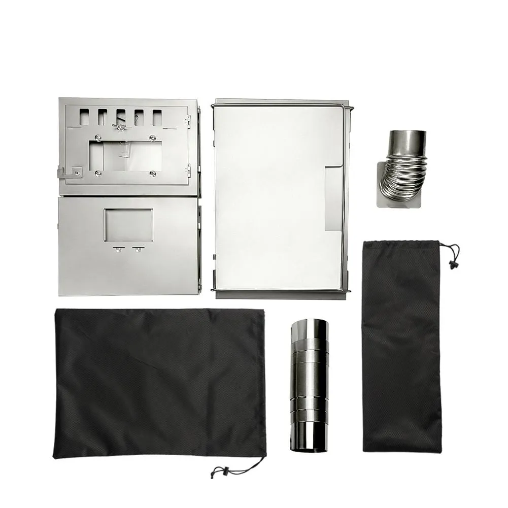 Ultralight Titanium Large Foldable Wood Burning Stove