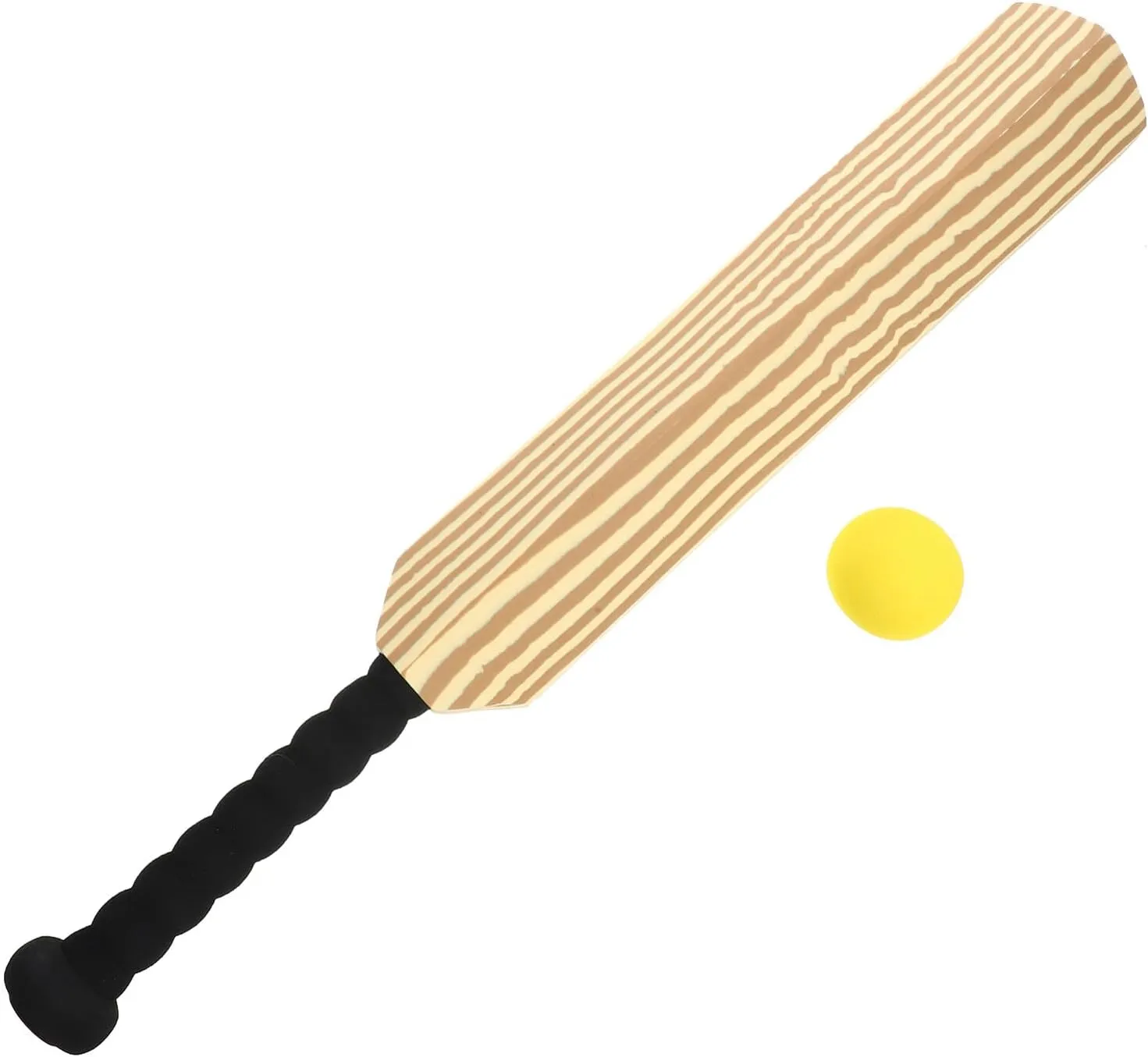 VICASKY Kids Cricket Bat with Rubber Grip Bat, Soft Ball Cricket Set ,Foam Padded Cricket Bat Plaything Kit Parent-Child Sports Game for Garden, Beach, Backyard ,Home