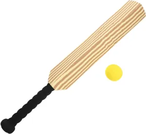 VICASKY Kids Cricket Bat with Rubber Grip Bat, Soft Ball Cricket Set ,Foam Padded Cricket Bat Plaything Kit Parent-Child Sports Game for Garden, Beach, Backyard ,Home